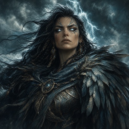 Skarra, Storm Herald — Wächterin der Fraktion Stormcrest